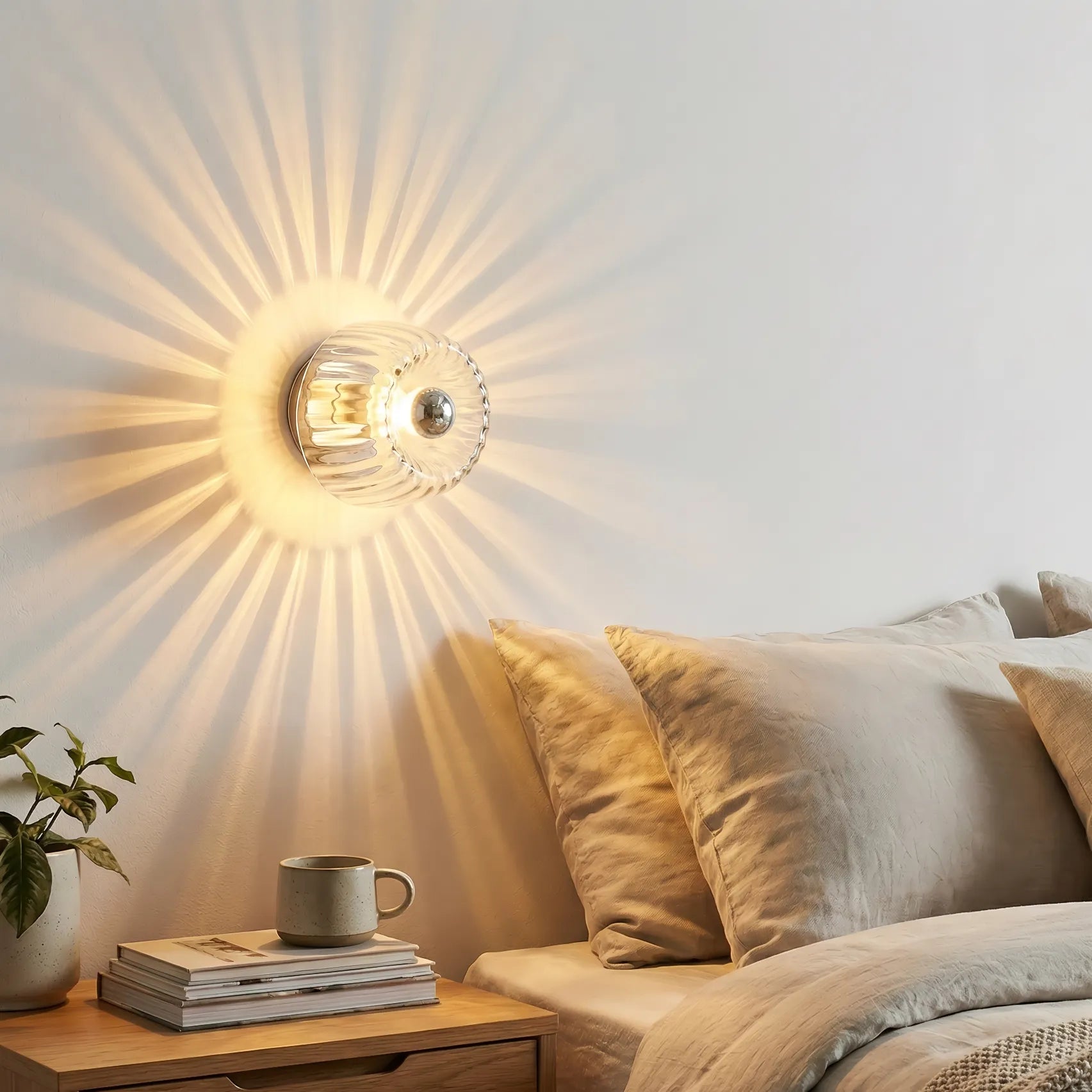 Elegante lampada da parete nordica Bauhaus