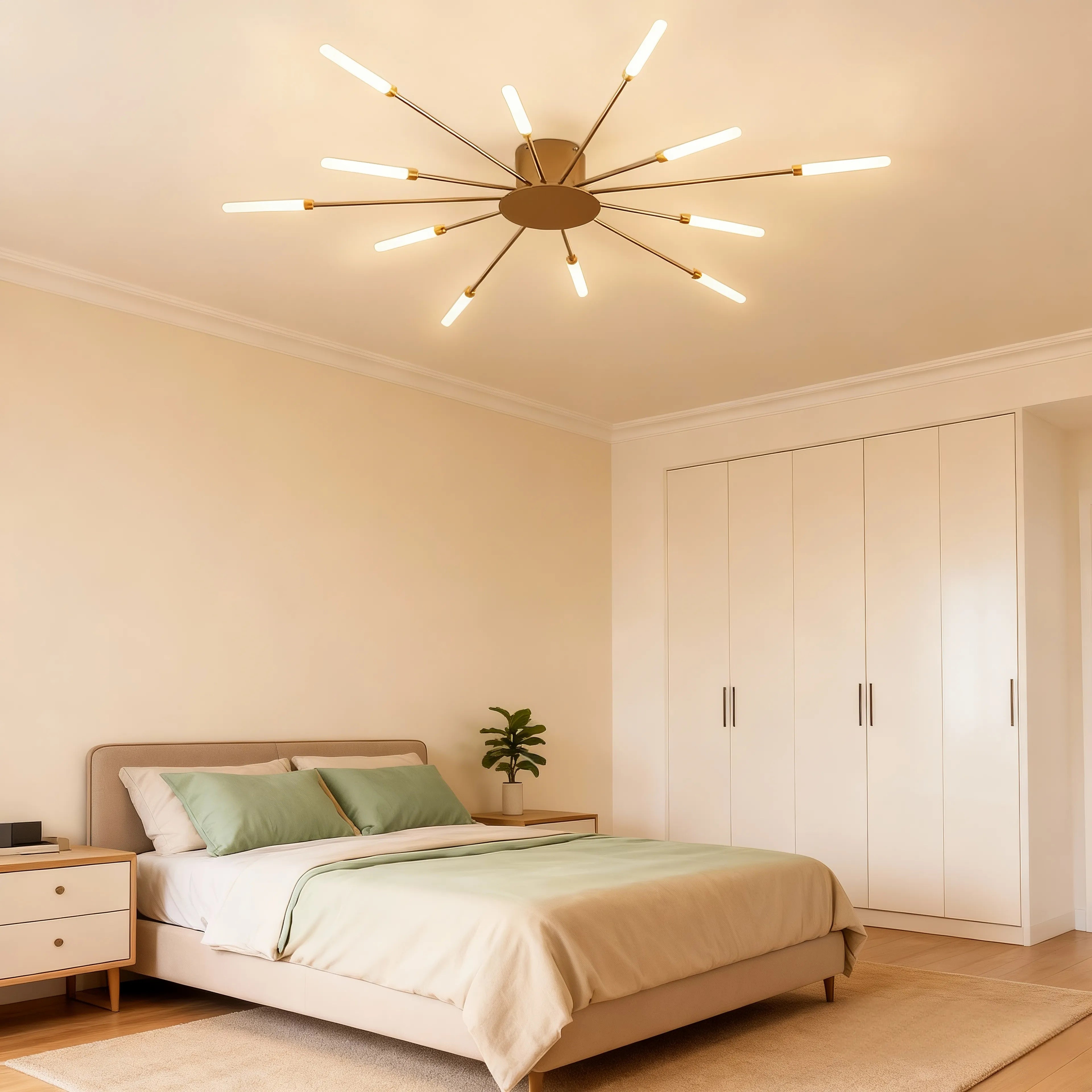 Luci da soffitto con fuochi d'artificio
