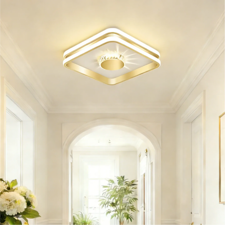 Moderne smart krystal loftslampe