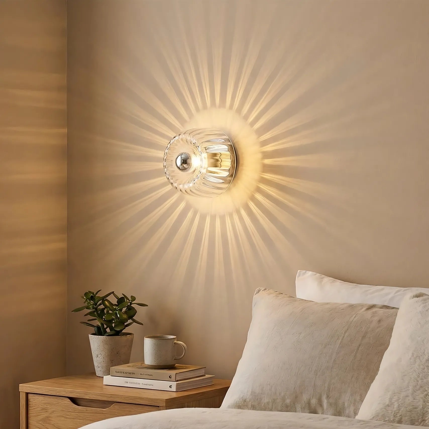 Elegante lampada da parete nordica Bauhaus