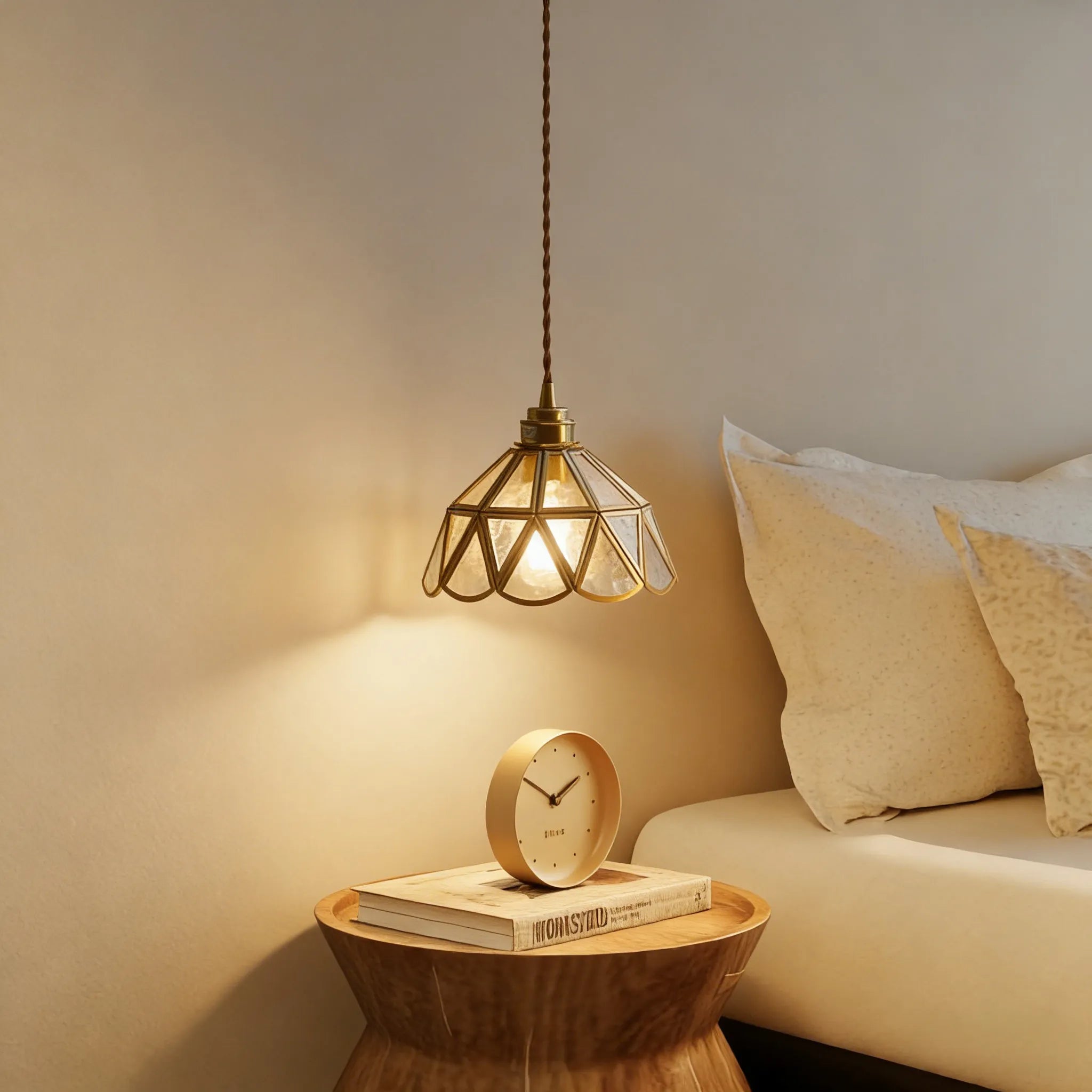 Nordisk stil vintage messing pendel