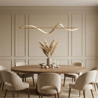 Moderne kreative italienske Simple Lines Restaurant Pendel Light