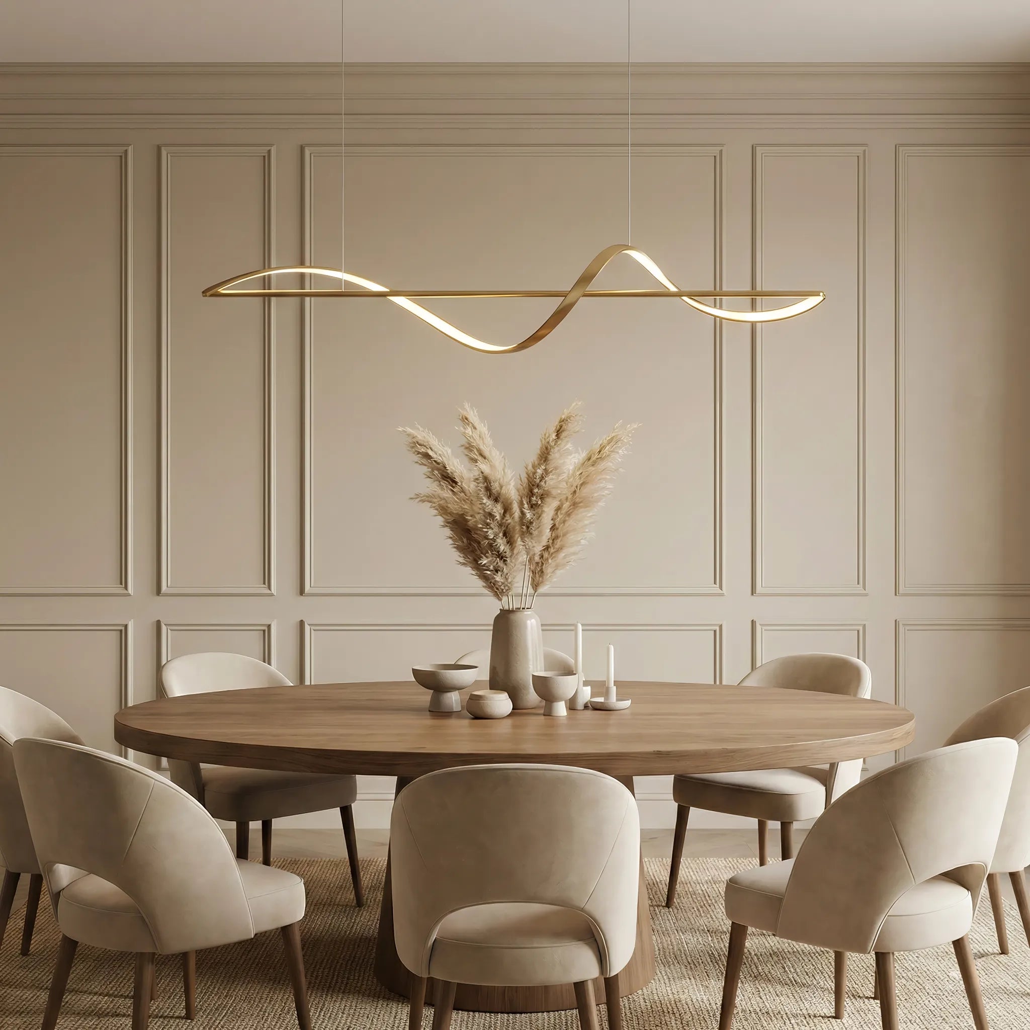 Lampada a sospensione da ristorante moderna e creativa dalle linee semplici italiane