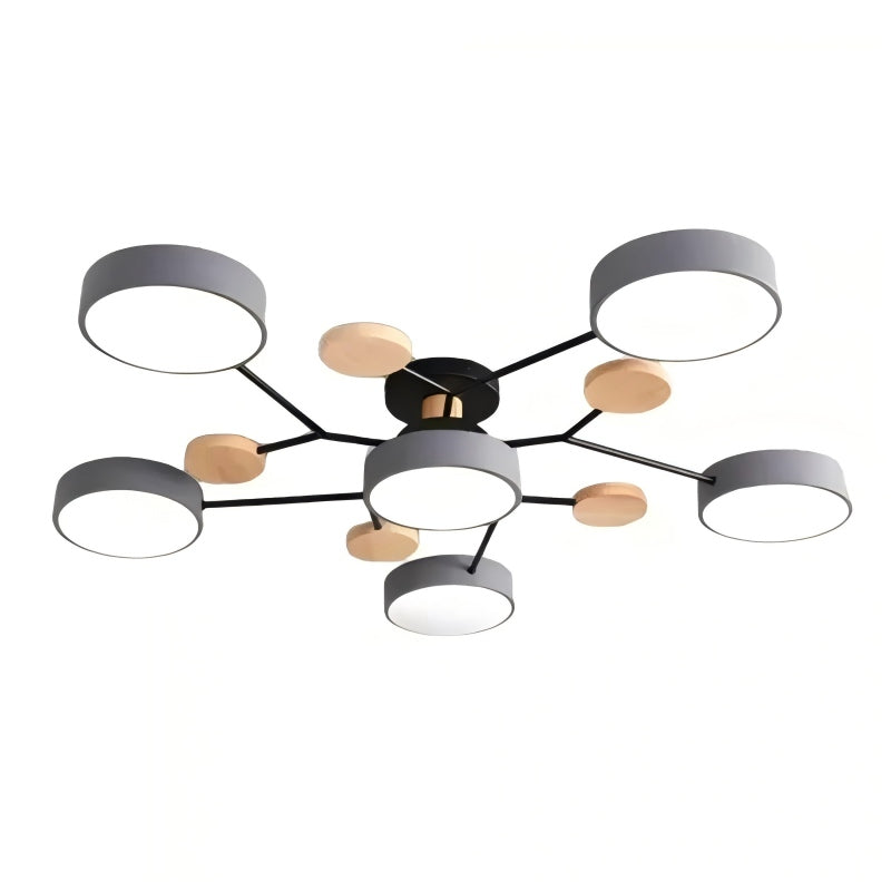 Plafonnier LED circulaire moderne nordique en acrylique