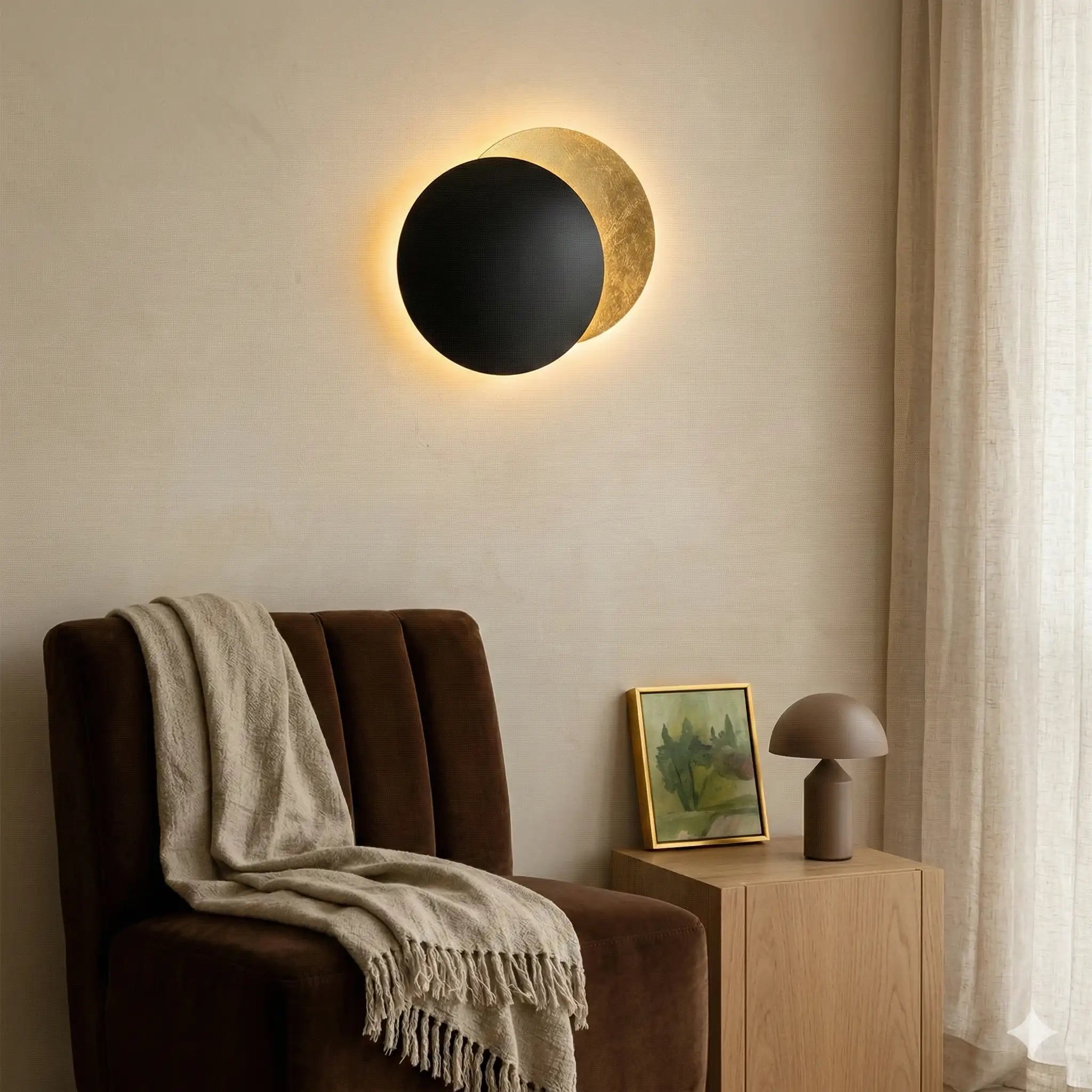 Lampada da parete girevole creativa Glarefusion