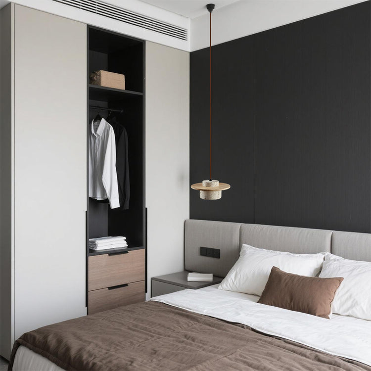 Moderne chik travertin pendel