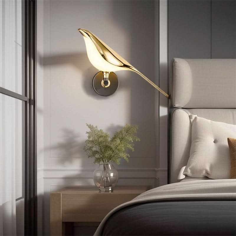 Glarefusion Modern Led Art Design Bird Wall Light