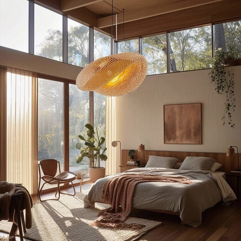 Modern Bamboo Pendant Lamp
