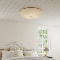 Trendy Round Glass Ceiling Light