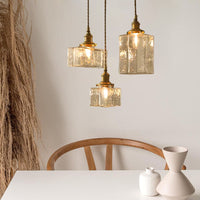 Glarefusion moderne retro glas pendellampe