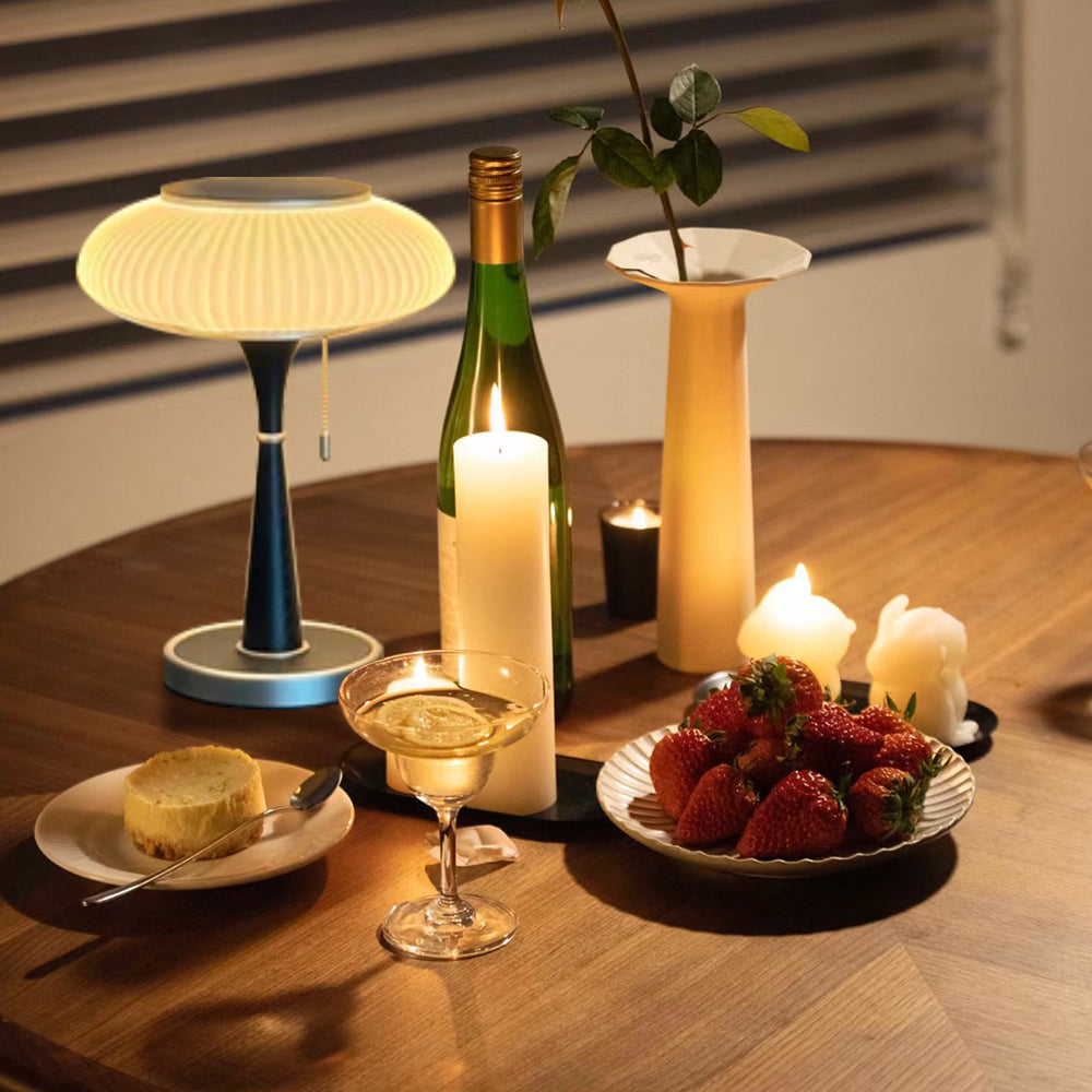 Lampe de table Matsutake chic émoussée