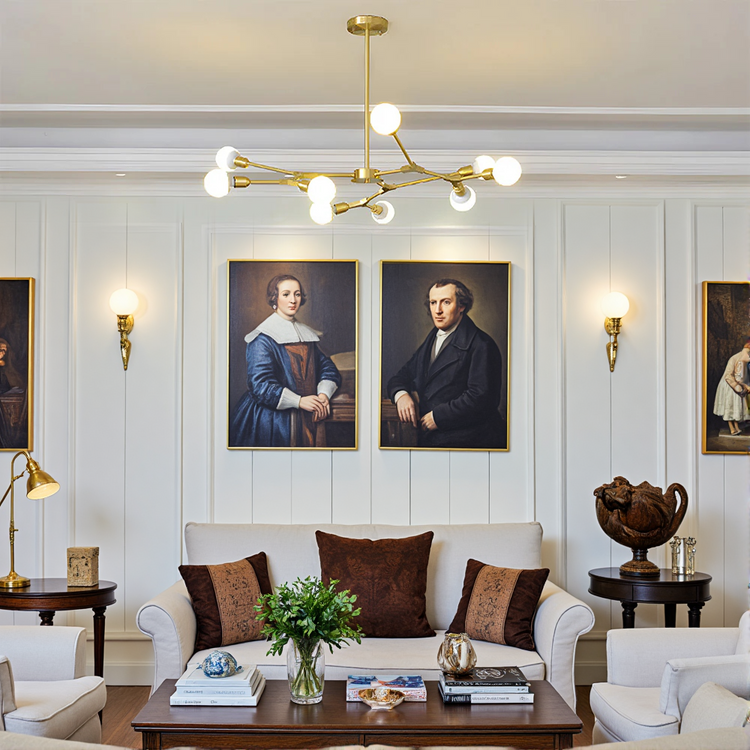 Moderne Elegant Multiple Blubs Loftslampe