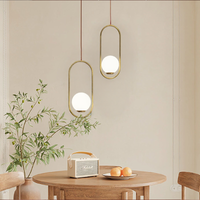 Lampadario a sfera in vetro glassata moderna garefusione
