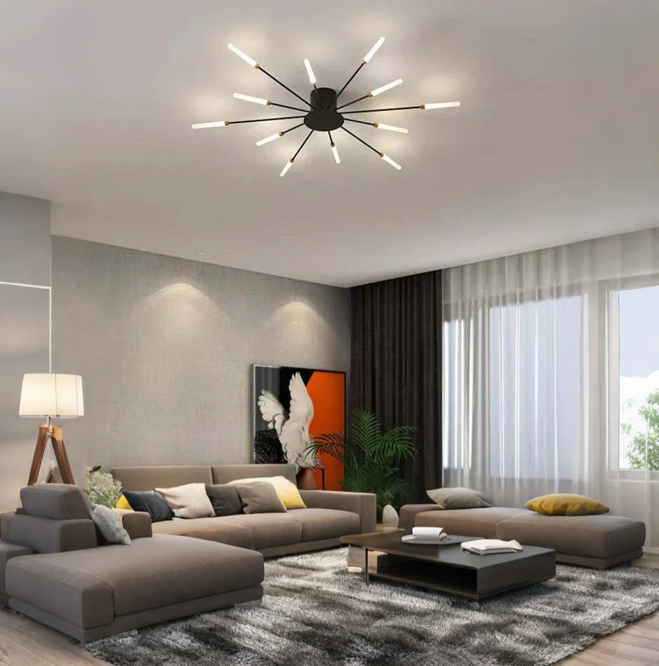 Luci da soffitto con fuochi d'artificio
