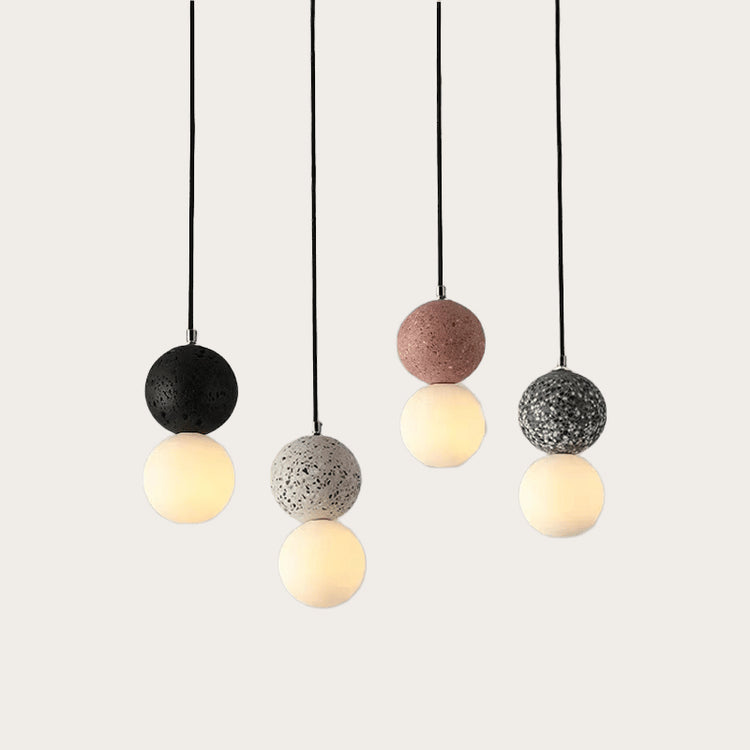 Glarefusion Nordic Modern Simple Terrazzo Lysekrone