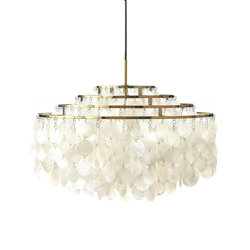 Modern Cloud-like Shell Chandelier