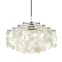 Modern Cloud-like Shell Chandelier