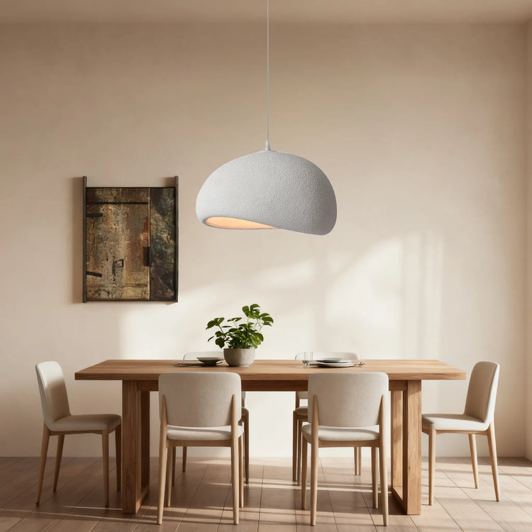 Japanese Wabi-Sabi Style Bird Nest Shape Pendant Light