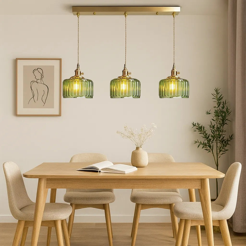 Vintage krystal hængende lampe