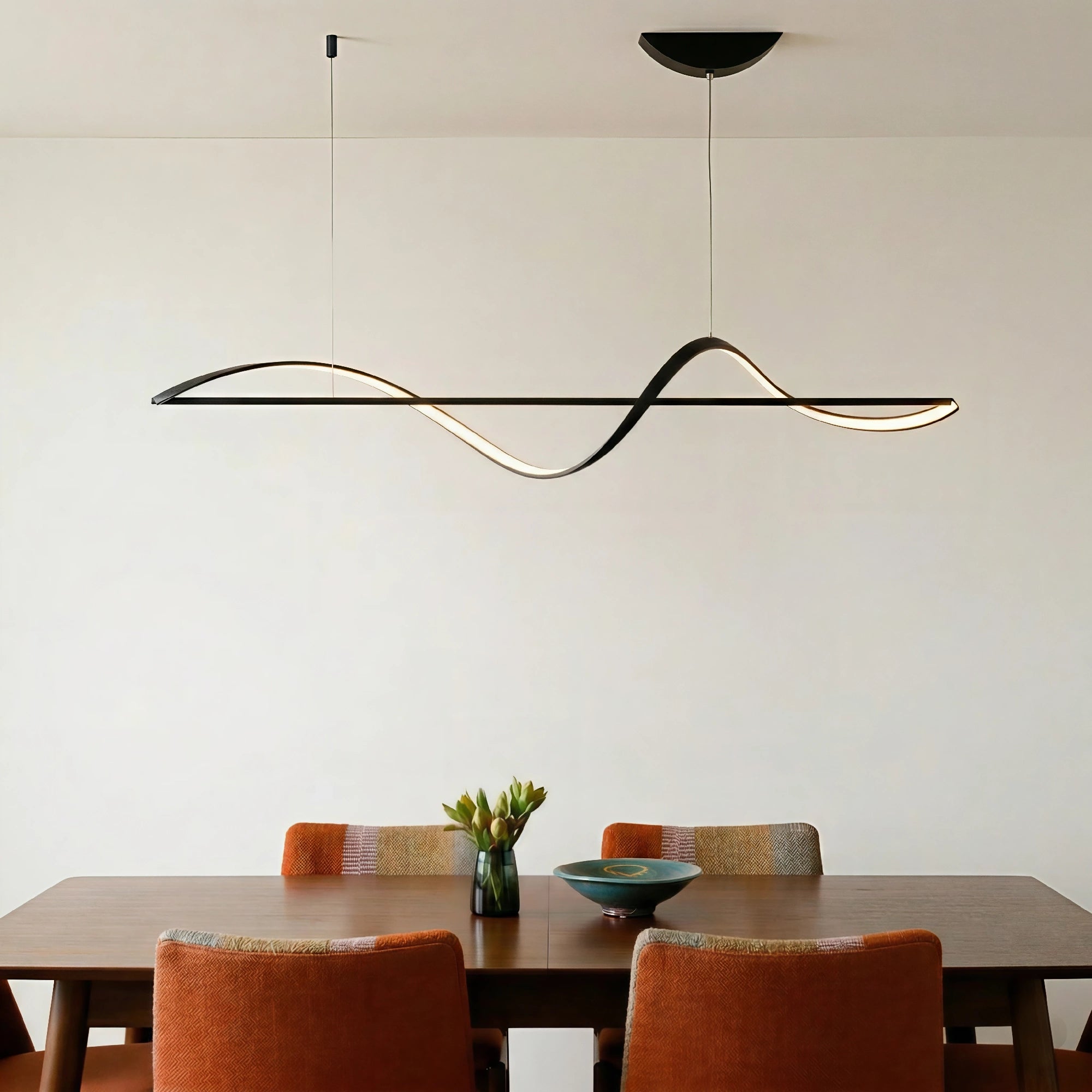 Modern Creative Italian Simple Lines Restaurant Pendel Light