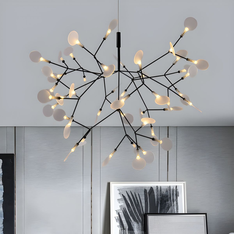 Moderne Bloom Firefly Akryl lysekrone