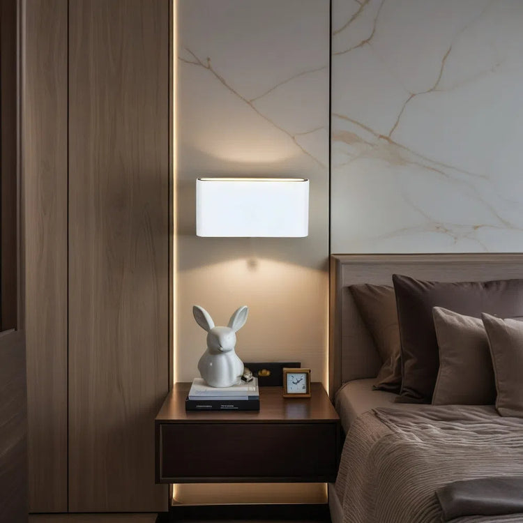 Moderne elegant vandtæt dobbelthoved væglampe