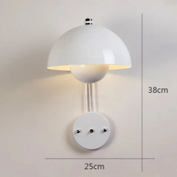 Glarefusion Modern LED Flower Bud Wall Lamp