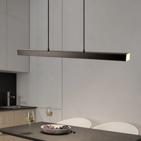 Modern Minimalist Long Strip Chandelier