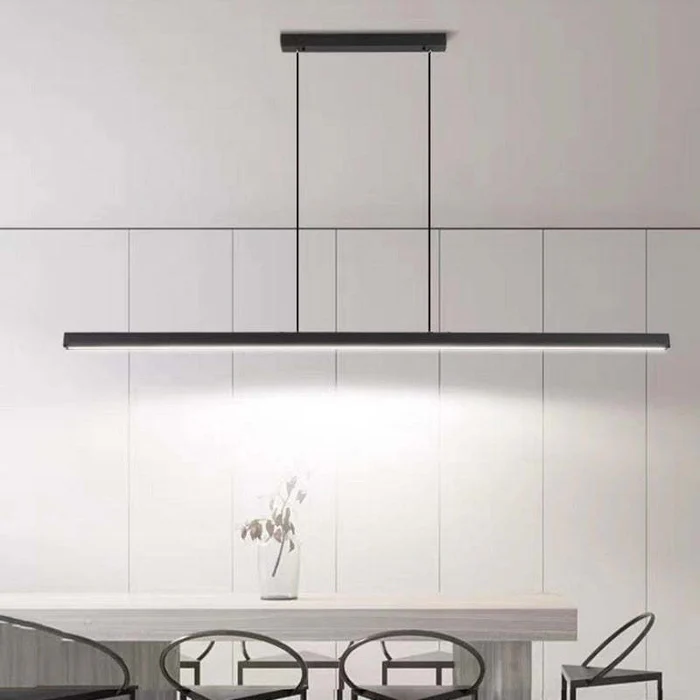 Modern Minimalist Long Strip Chandelier