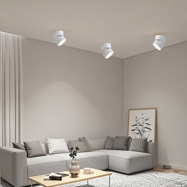 Justerbar 360 rotations loftslampe