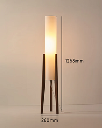 Solid Walnut Wood Floor Lamp