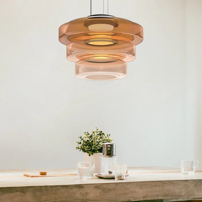Bauhaus stil glas pendel