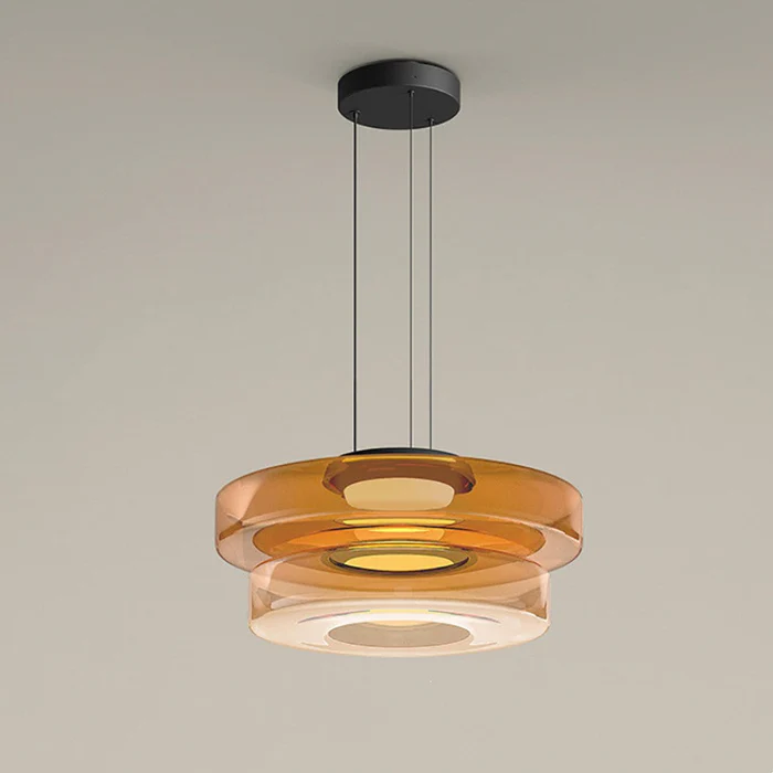 Bauhaus Style Glass Pendant Light