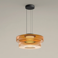 Bauhaus Style Glass Pendant Light