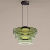 Bauhaus Style Glass Pendant Light