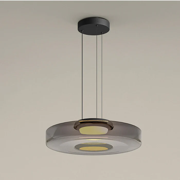 Bauhaus Style Glass Pendant Light