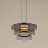 Bauhaus Style Glass Pendant Light