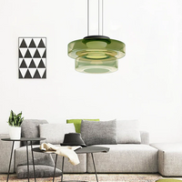 Bauhaus Style Glass Pendant Light