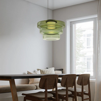 Bauhaus Style Glass Pendant Light