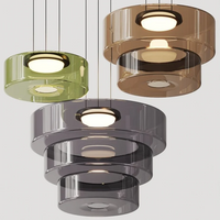 Bauhaus Style Glass Pendant Light