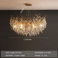 Modern Crystal Luxury  Ceiling Chandelier