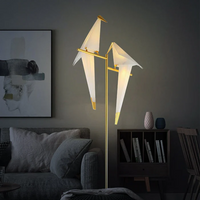 Lampada da scrivania per uccelli origami di gru di carta nordica
