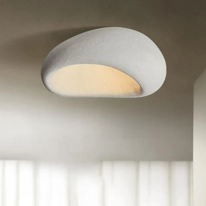 Moon-Shaped FlushMount Ceiling Light