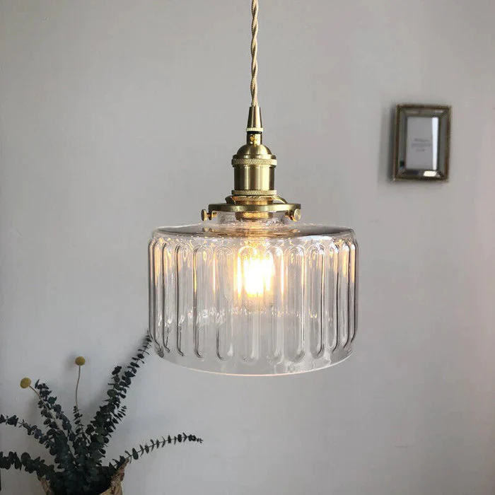 Vintage krystal hængende lampe