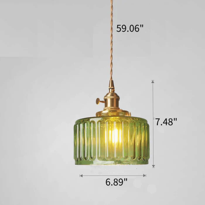 Vintage krystal hængende lampe