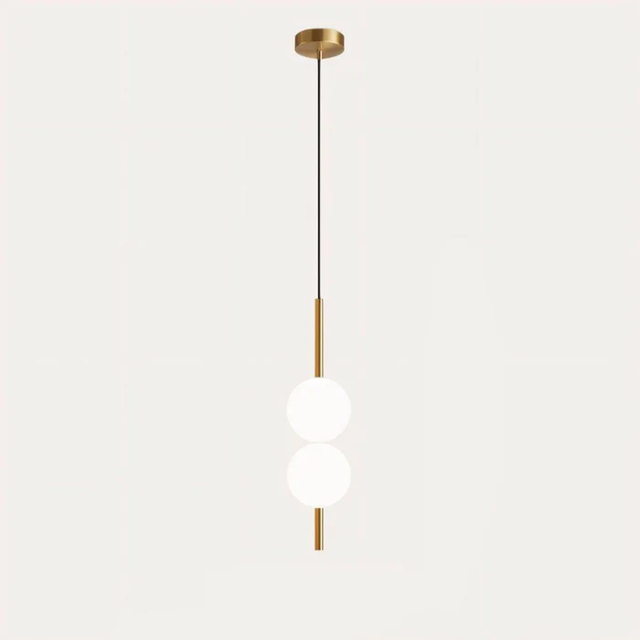 Lampada a sospensione cilindrica da comodino moderna