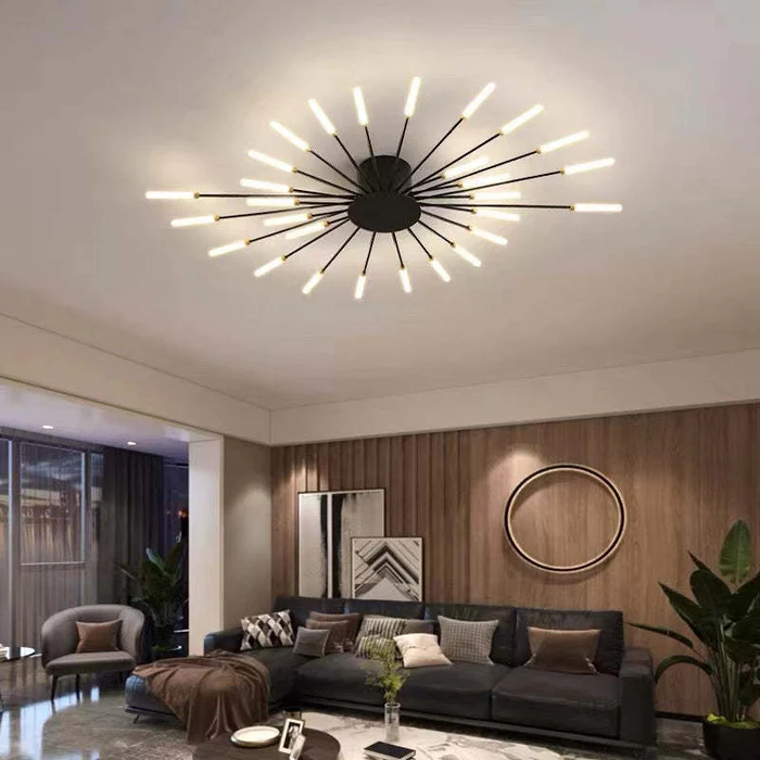 Luci da soffitto con fuochi d'artificio