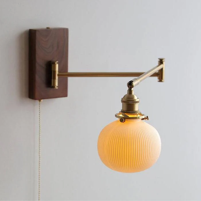 Applique murale réglable en bois moderne