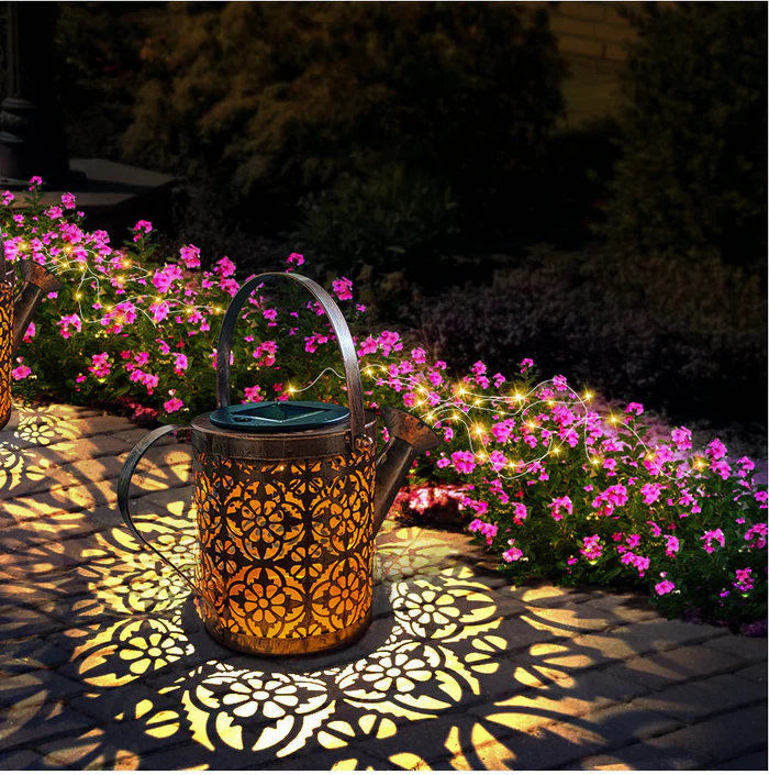 Magische Sonnenlampe mit Sonnenantrieb