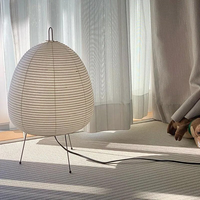 Rispapirbordslampe